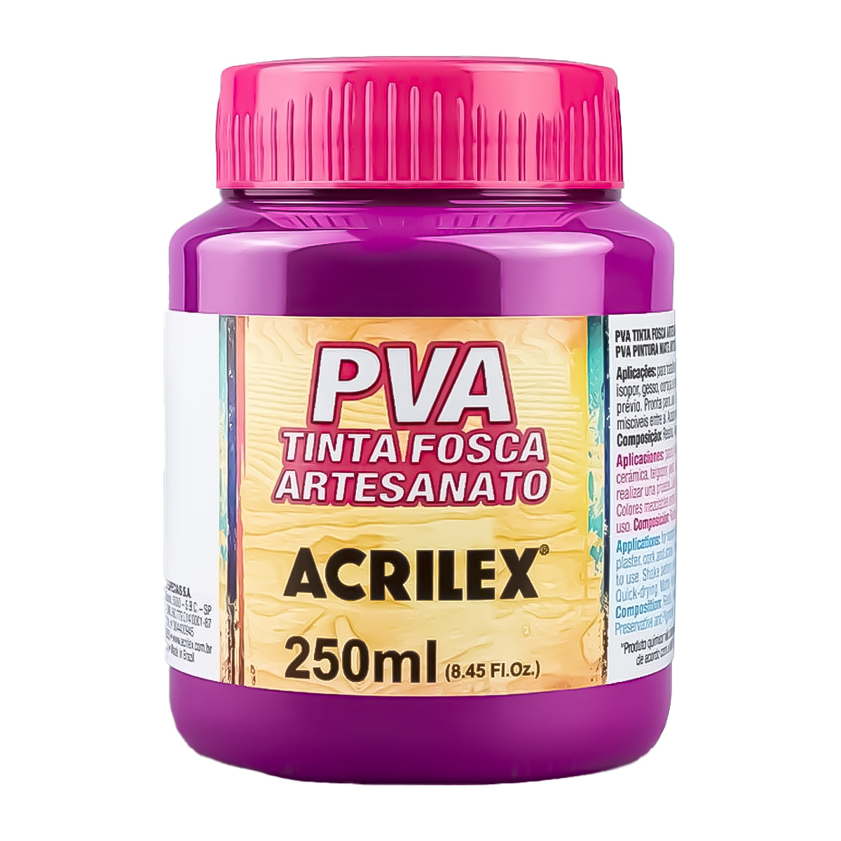 Tinta Pva para Artesanato Acrilex Fosca 250ml