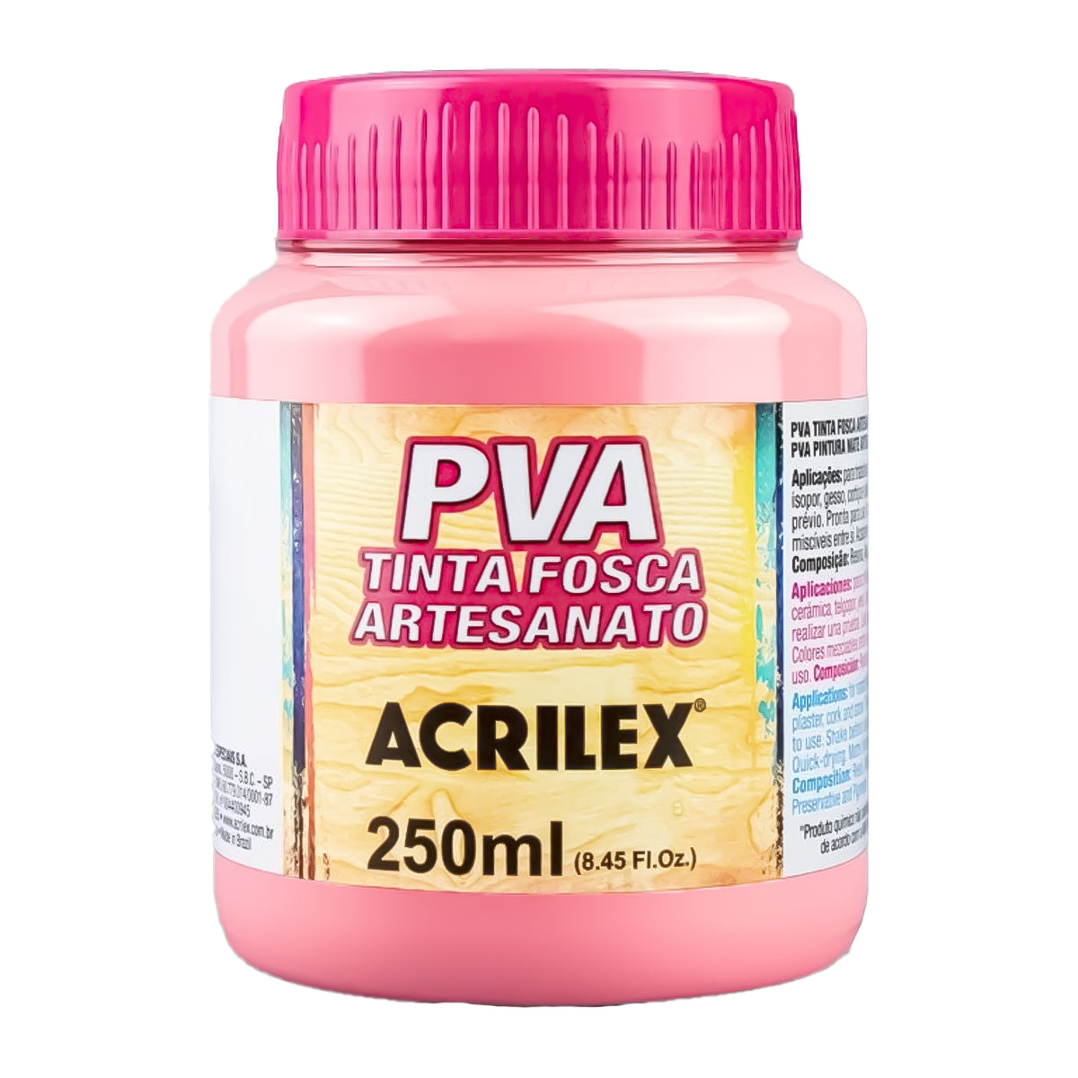 Tinta Pva para Artesanato Acrilex Fosca 250ml