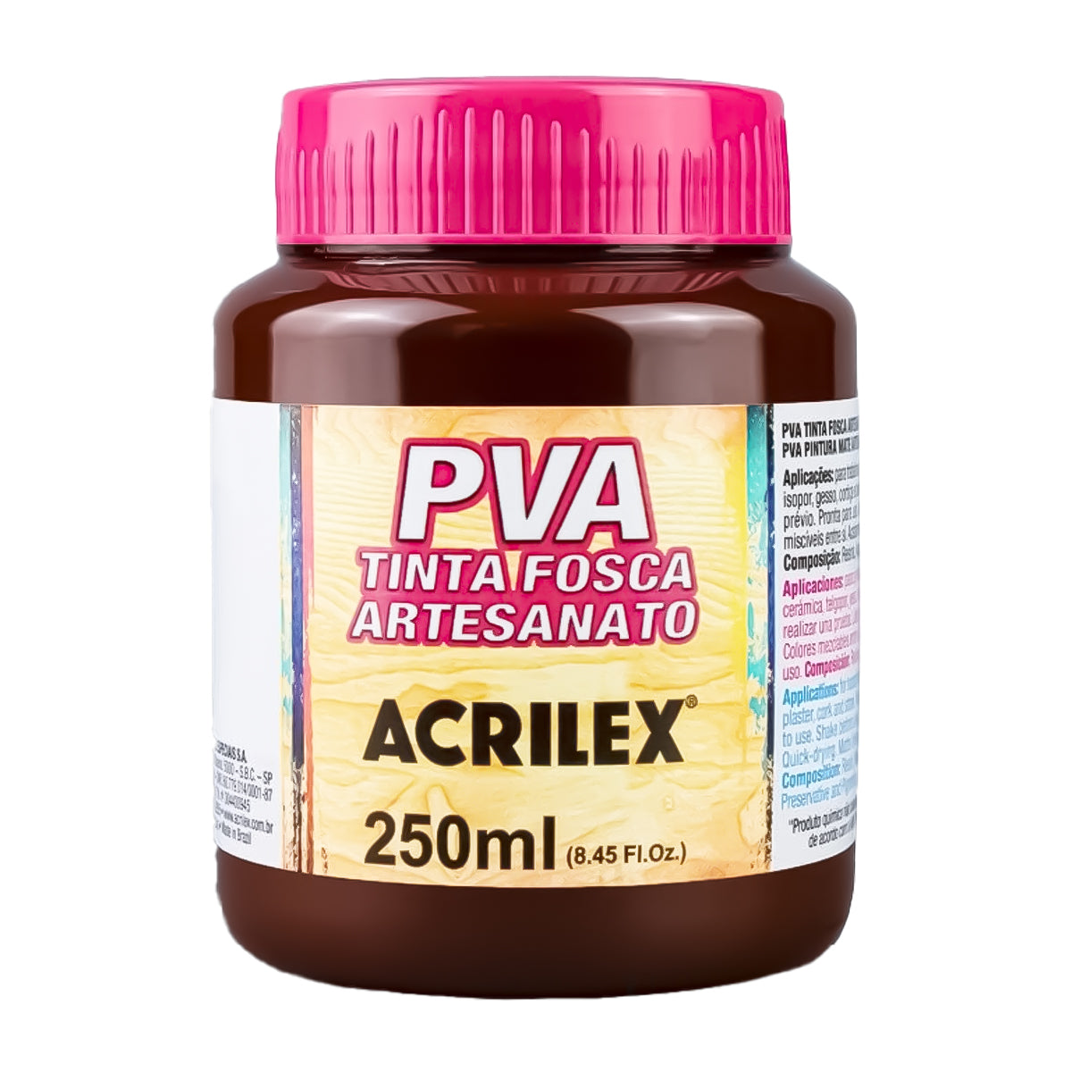 Tinta Pva para Artesanato Acrilex Fosca 250ml