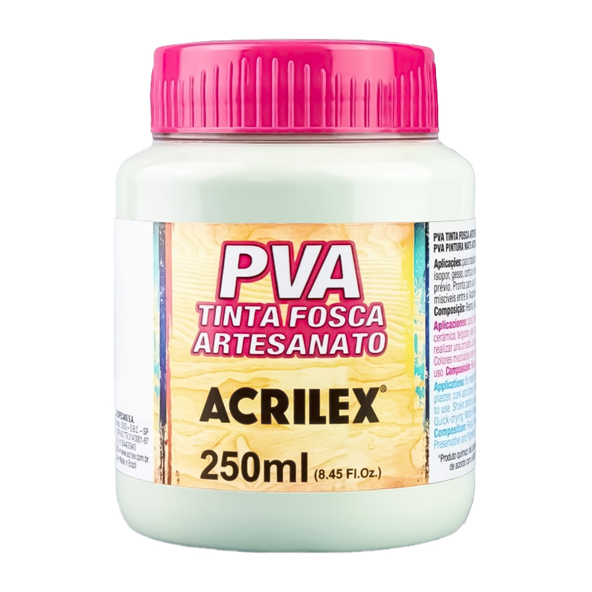 Tinta Pva para Artesanato Acrilex Fosca 250ml