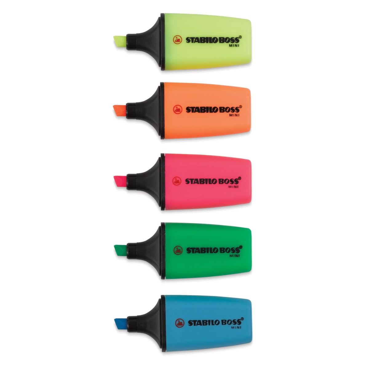 Estojo de Marcador Mini Boss Stabilo com 05 Cores