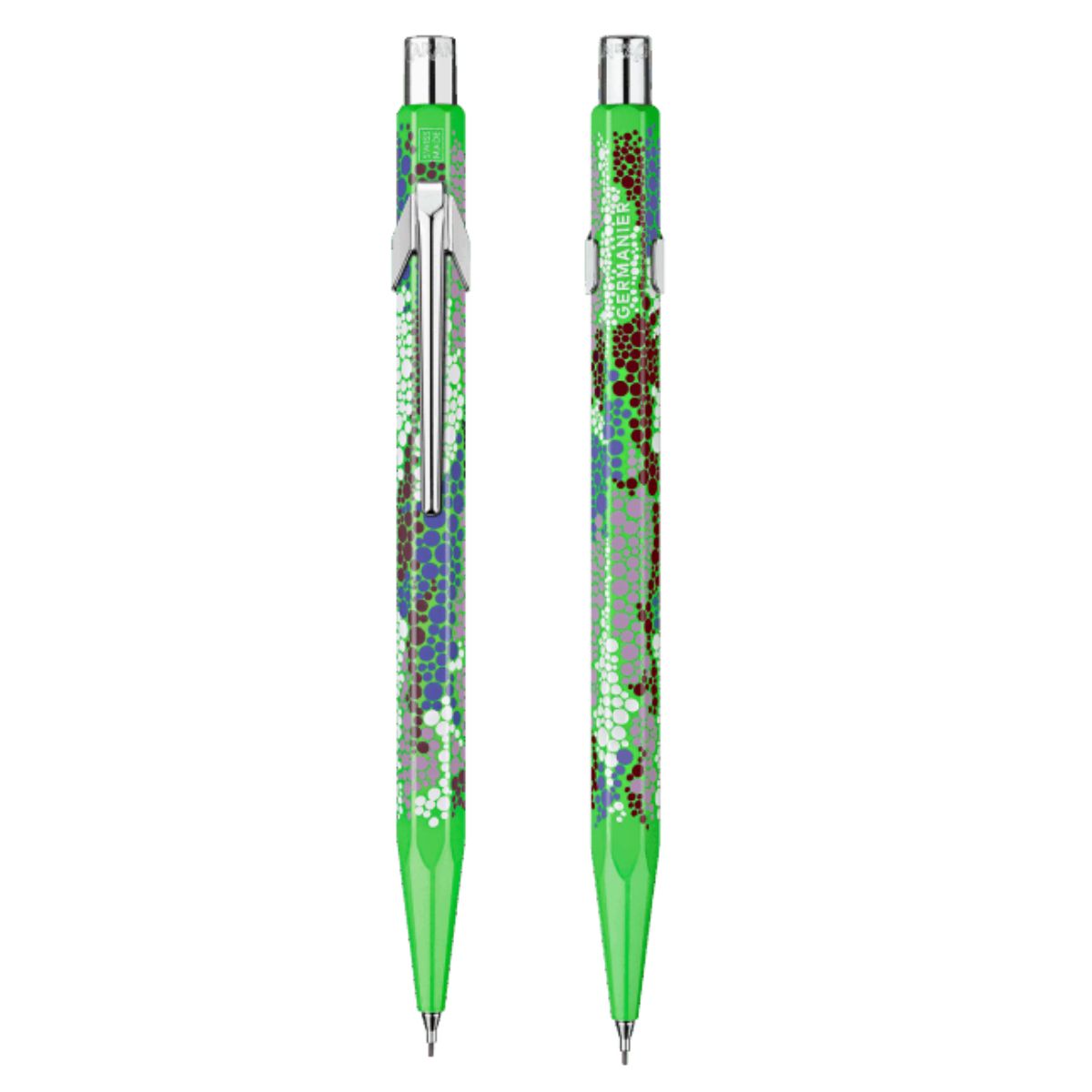 Lapiseira Caran D'ache 849 0.5Mm Hb Germanier com Estojo de Lata Neon Green