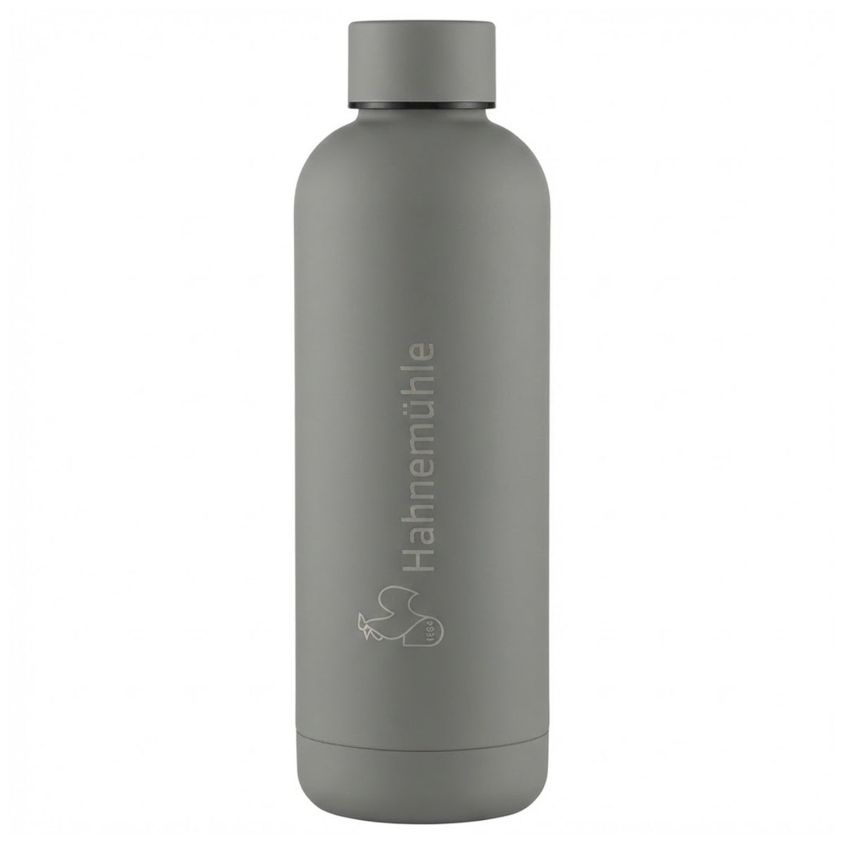 Garrafa de Agua Termica Hahnemuhle Aco Inoxidavel 500ml Cinza