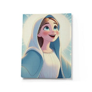 Kit de Pintura com Diamante 14,8x20,5cm - Santa Graça