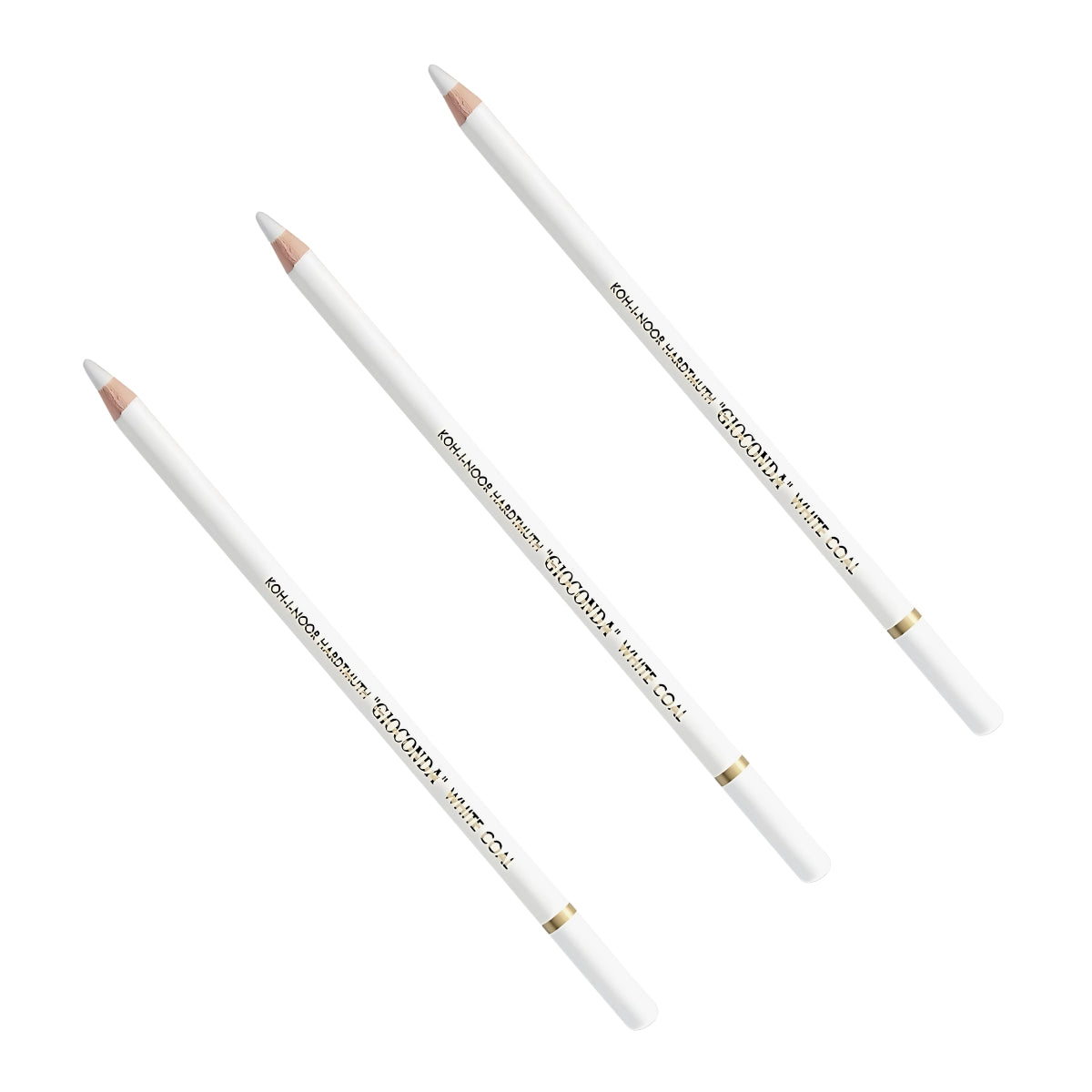 Lápis Carvão Gioconda Branco Koh-i-noor 8812