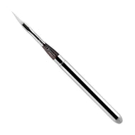 Pincel Escoda Perla Dagger Travel 1442-1/4 Pelo Sintético Faca Cabo Curto Metal Aquarela