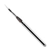 Pincel Escoda Perla Dagger Travel 1442-1/4 Pelo Sintético Faca Cabo Curto Metal Aquarela