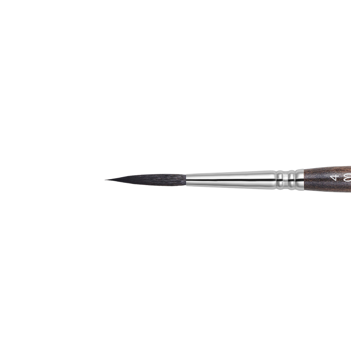 Pincel Escoda Ultimo Rigger 1558-04 Pelo Sintético Redondo Cabo Curto Metal Aquarela