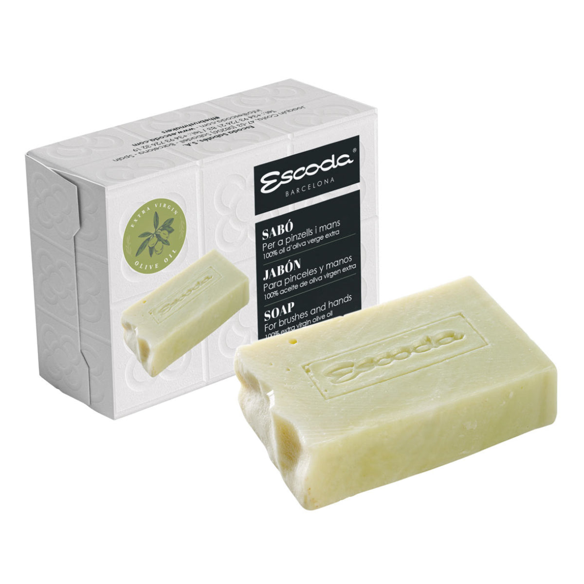 Sabao de Oleo de Olivia Escoda para Limpar Pinceis 100gr