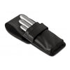 Estojo de Couro Vazio Escoda para 3 Pinceis Travel Brush
