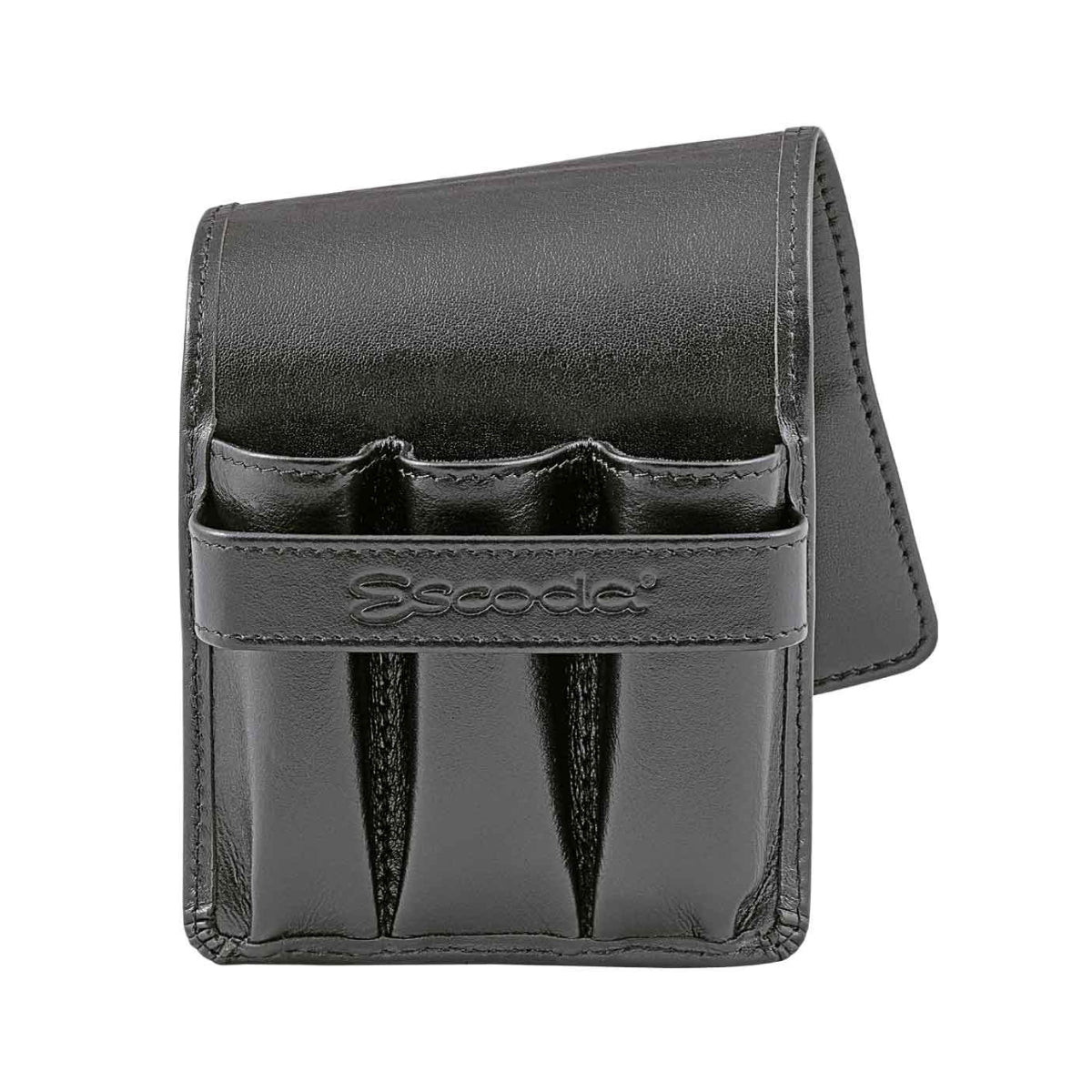 Estojo de Couro Vazio Escoda para 6 Pinceis Travel Brush
