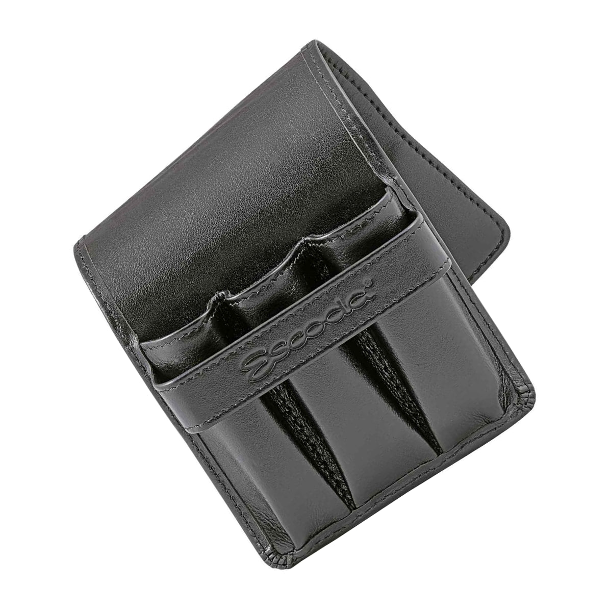 Estojo de Couro Vazio Escoda para 6 Pinceis Travel Brush