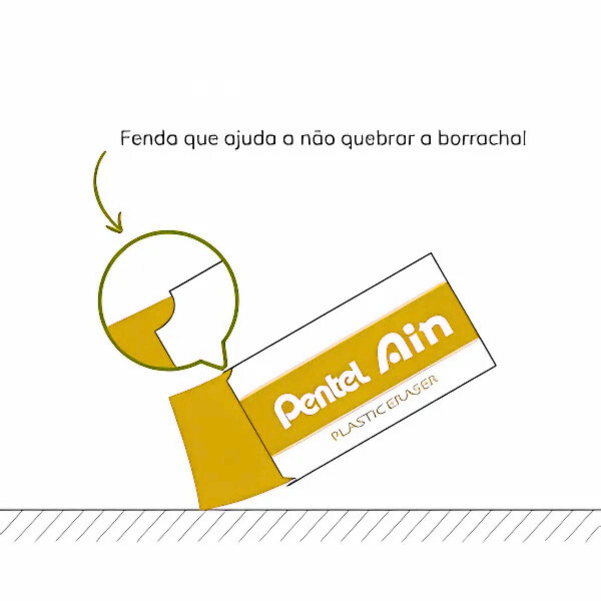 Borracha Ain Stein Amarela - Pentel