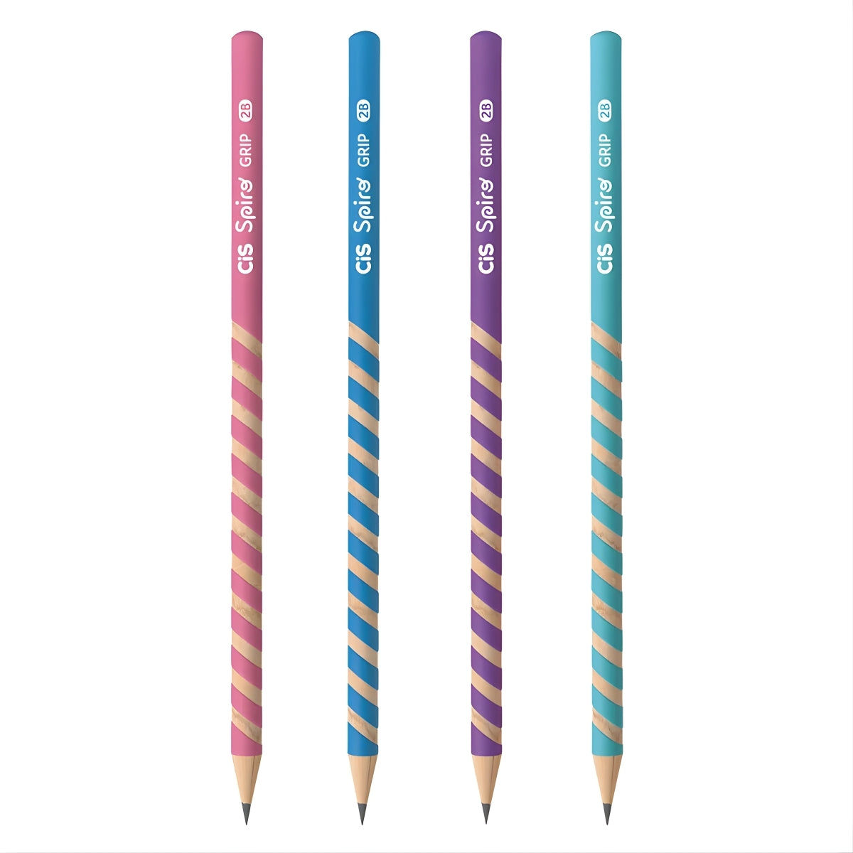 Lapis Grafite Spiro Grip 2b - Preto - Cis