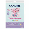 Papel Colorido Canson Candy Collection 120g/m² A4 com 5 Cores e 15 Folhas