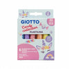 Estojo de Massinha de Modelar Giotto Plastilina Candy Collection 90g 6 Cores 300011