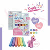 Estojo de Massinha de Modelar Giotto Plastilina Candy Collection 90g 6 Cores 300011