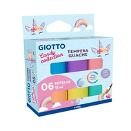 Estojo de Tinta Guache Giotto Têmpera Candy Collection 15ml 6 Cores 022000
