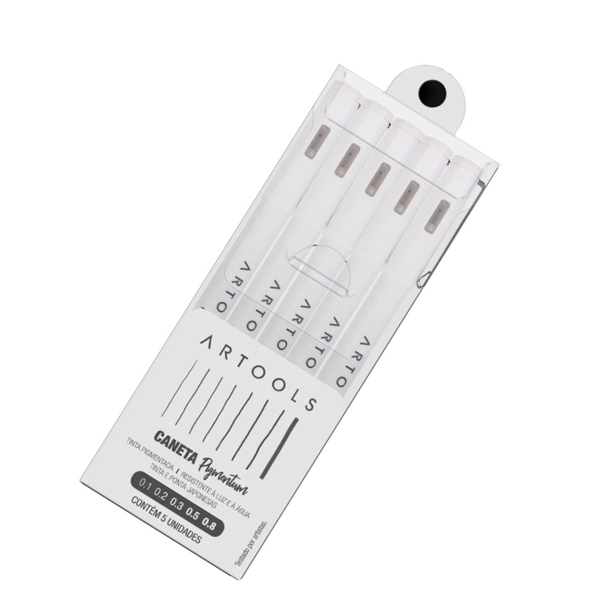 Estojo Caneta Nanquim Pigmentum com 5 Unidades - Artools