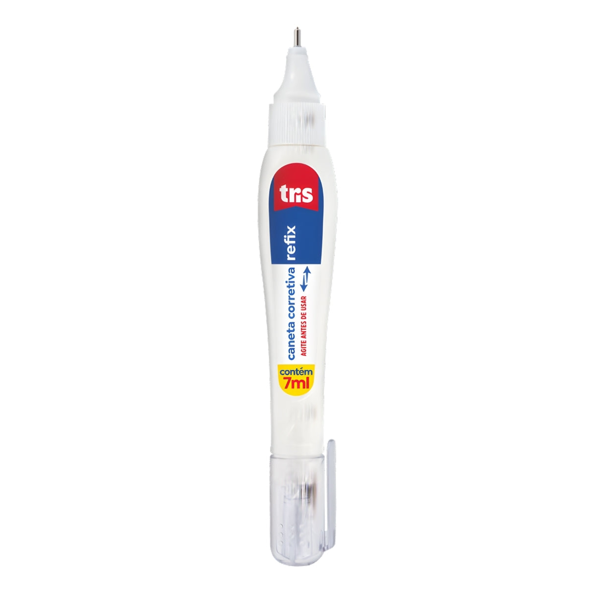 Caneta Corretiva Refix 7ml com Ponta de Metal - Tris