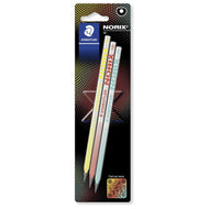 Lápis Grafite Staedtler Norix Hb com 3 Unidades