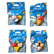 Mini Borracha Escolar Fun Cute 3d com 3 Unidades - Cis