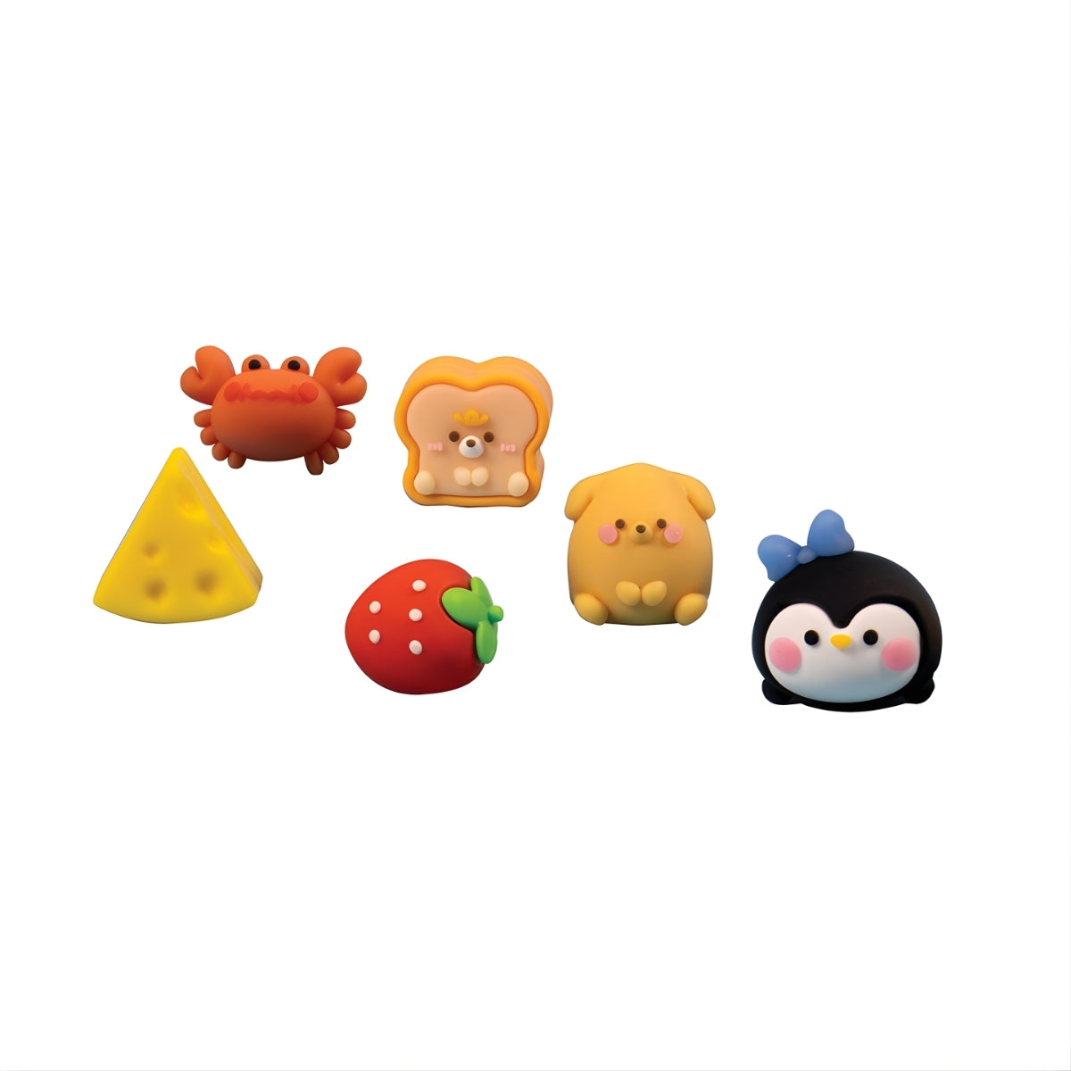 Mini Borracha Escolar Fun Cute 3d com 3 Unidades - Cis