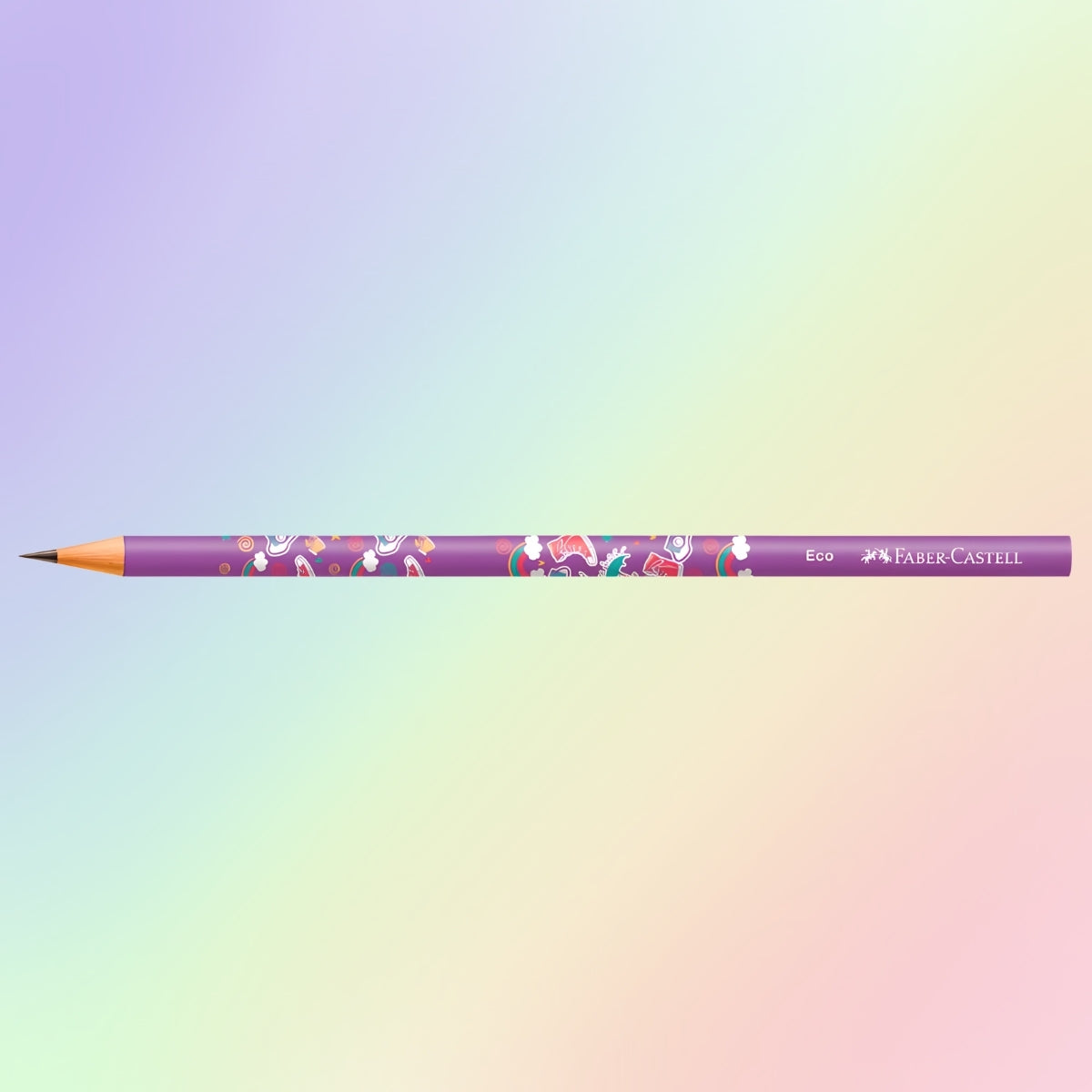 Lápis Grafite Glimmer Viagem Lilás - Faber-castell 511262