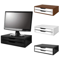 Suporte de Monitor Souza 26x39x12cm Com 2 Gavetas