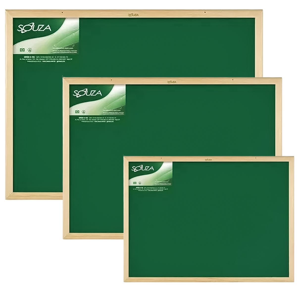 Quadro Verde Standard Souza Pinus Natural