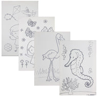 Tela de Pintura Infantil Riscada Souza & Cia 20x30cm
