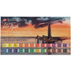 Estojo Tintas Aquarela Nevskaya Palitra White Nights em Pastilha Modern History com 24 Unidades
