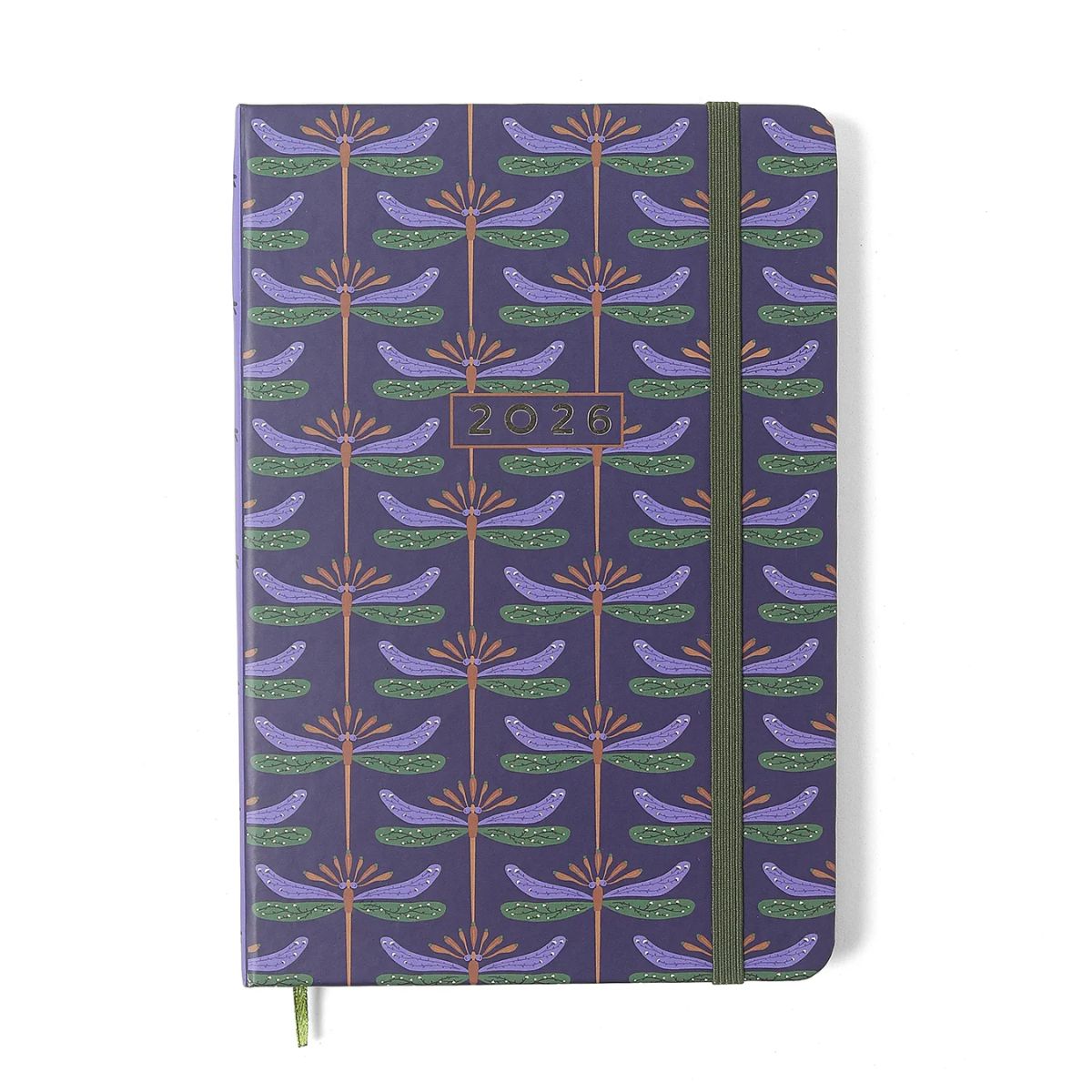 Agenda Planner Cicero 2026 Semanal 80g/m² 14x21cm 160 Páginas - Libélulas Azul