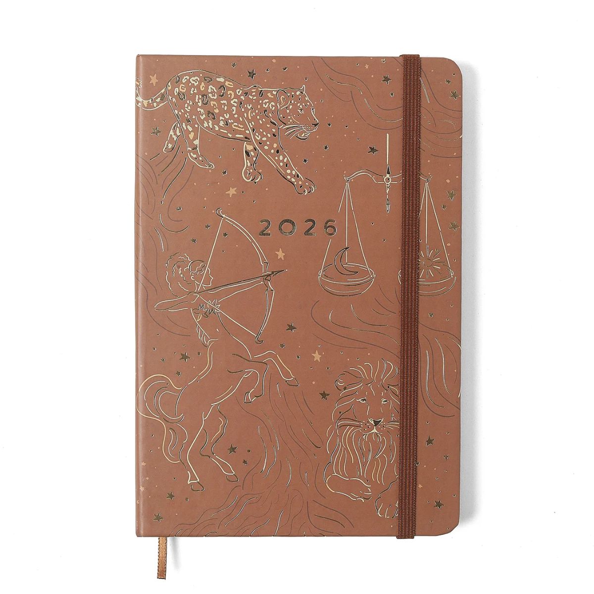 Agenda Planner Cicero 2026 Semanal Anotações 80g/m² 14x21cm 160 Páginas - Origens Terra