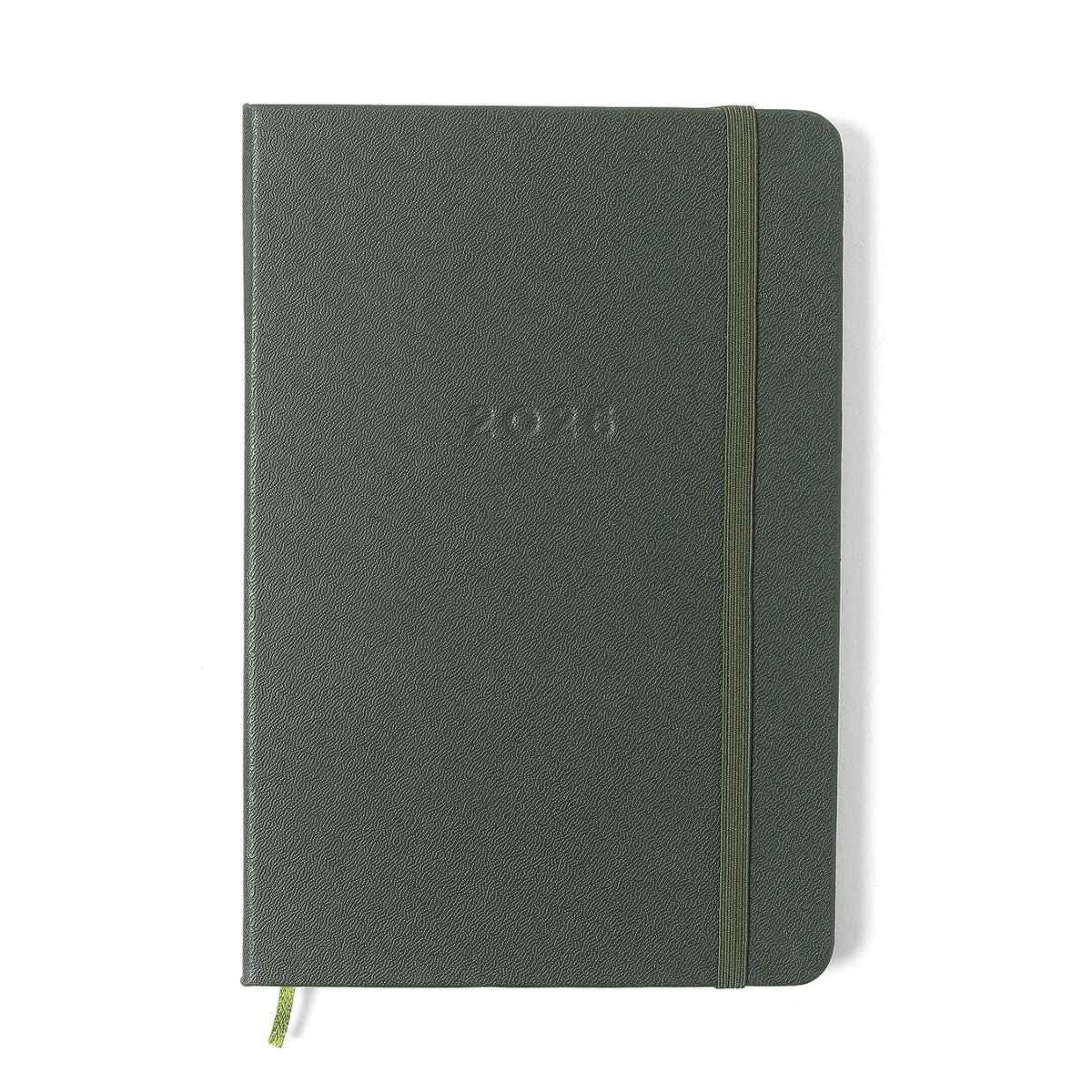 Agenda Planner Cicero 2026 Semanal Anotações 80g/m² 14x21cm 160 Páginas - Clássica Verde Oliva