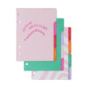 Agenda Planner Cicero Argolado 2026 Semanal 80g/m² A6 10,5x14,8cm com 88 Folhas - Melissa Mini Bloomy