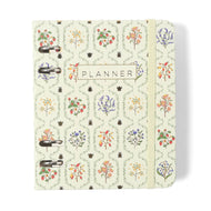 Agenda Planner Cicero Argolado 2026 Semanal 80g/m² A6 10,5x14,8cm com 88 Folhas - Jardim Off White