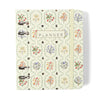 Agenda Planner Cicero Argolado 2026 Semanal 80g/m² A6 10,5x14,8cm com 88 Folhas - Jardim Off White