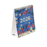 Calendario de Mesa Cicero 2026 120g/m² 13x15cm com 13 Folhas - Doce Florada