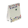 Calendario de Mesa Cicero 2026 120g/m² 13x15cm com 13 Folhas - Doce Florada