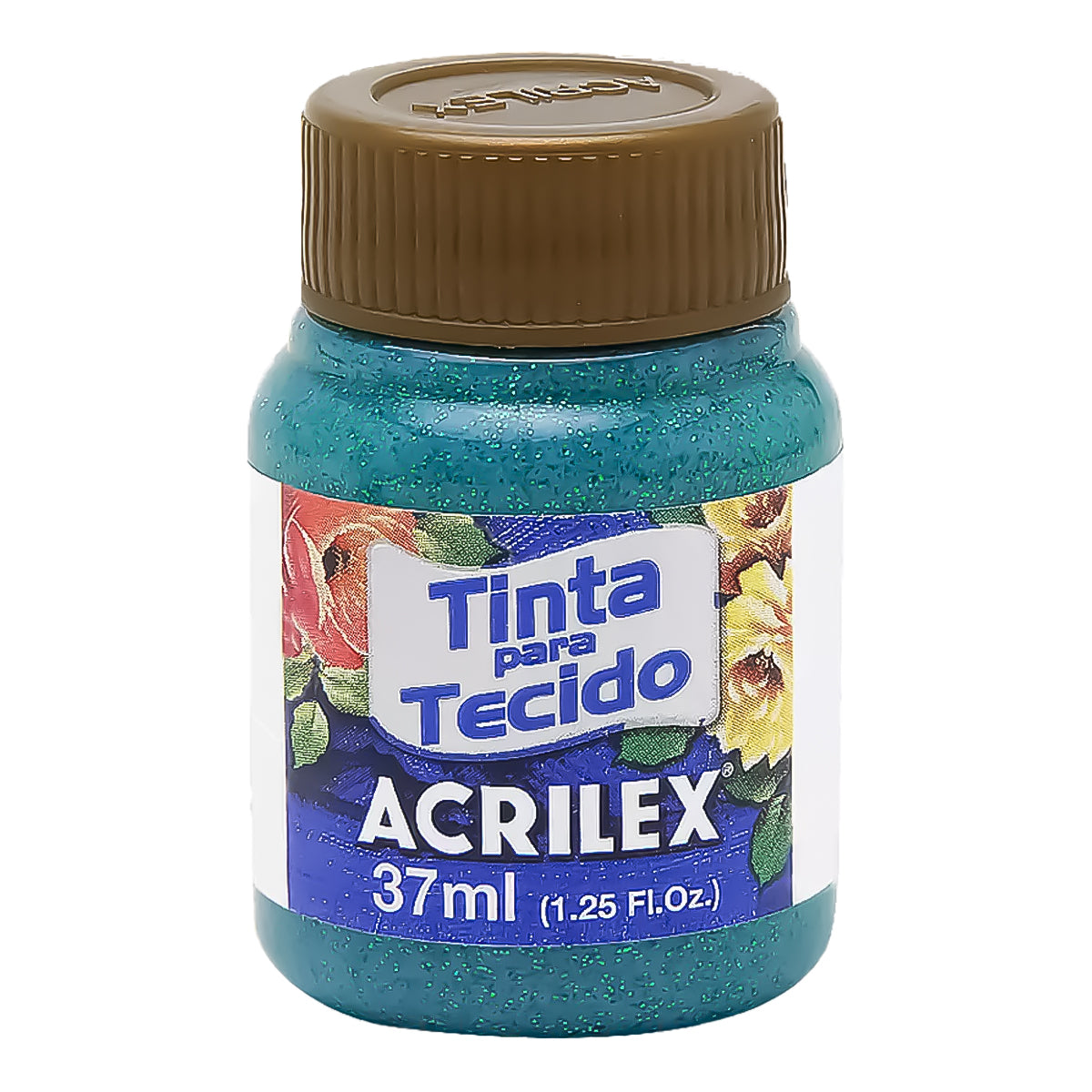 22189-tinta-para-tecido-acrilex-glitter-37ml-206---verde-356589