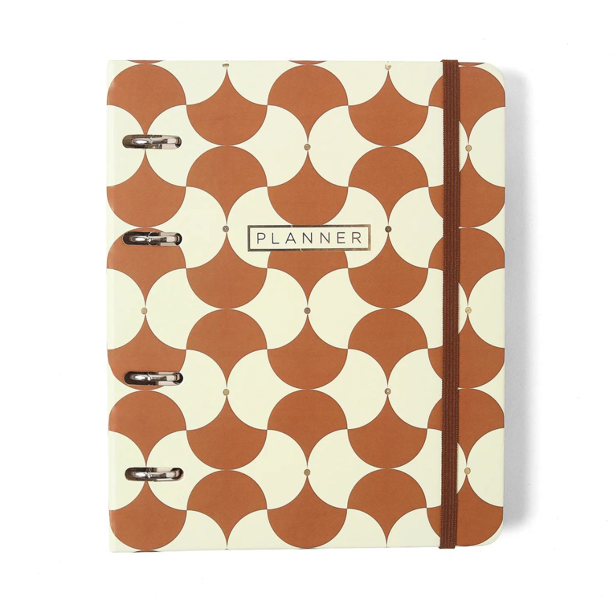 Agenda Planner Cicero Argolado 2026 Semanal Nota 80g/m² A5 14,8x21cm 87 Folhas - Boemia Caramelo
