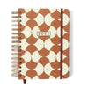 Agenda Planner Cicero Wire-o 2026 Diária 80g/m² A5 14,8x21cm 180 Folhas - Bossa Nova Boemia Caramelo