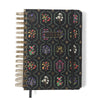 Agenda Planner Cicero Wire-o 2026 Diária 80g/m² A5 14,8x21cm 180 Folhas - Jardim Preto