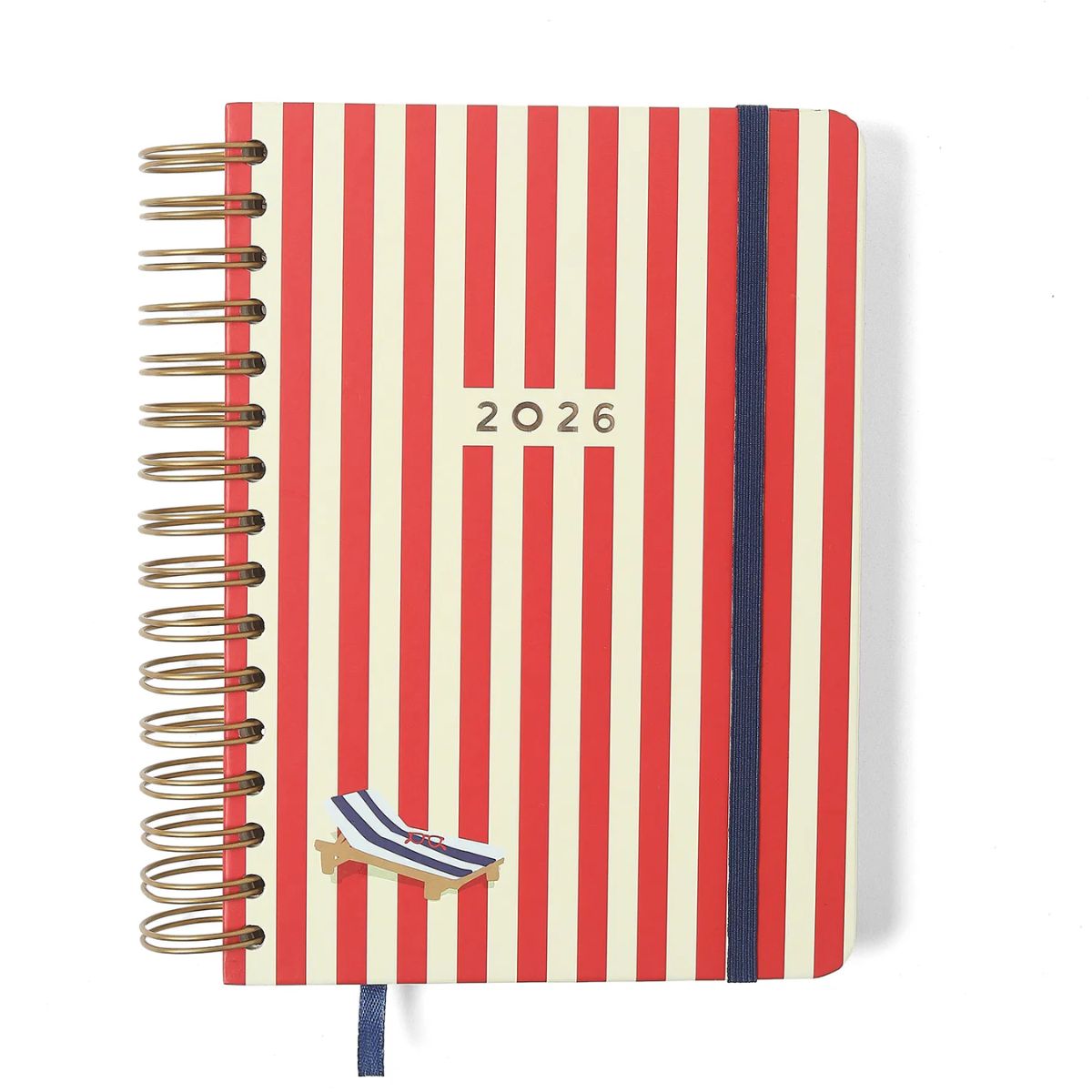 Agenda Planner Cicero Wire-o 2026 Diária 80g/m² A5 14,8x21cm 180 Folhas - Praia Sol