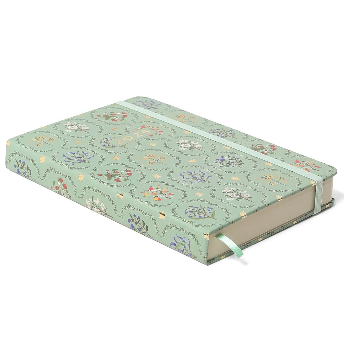 Agenda Planner Cicero 2026 Diária 80g/m² 14x21cm 360 Páginas - Jardim Verde