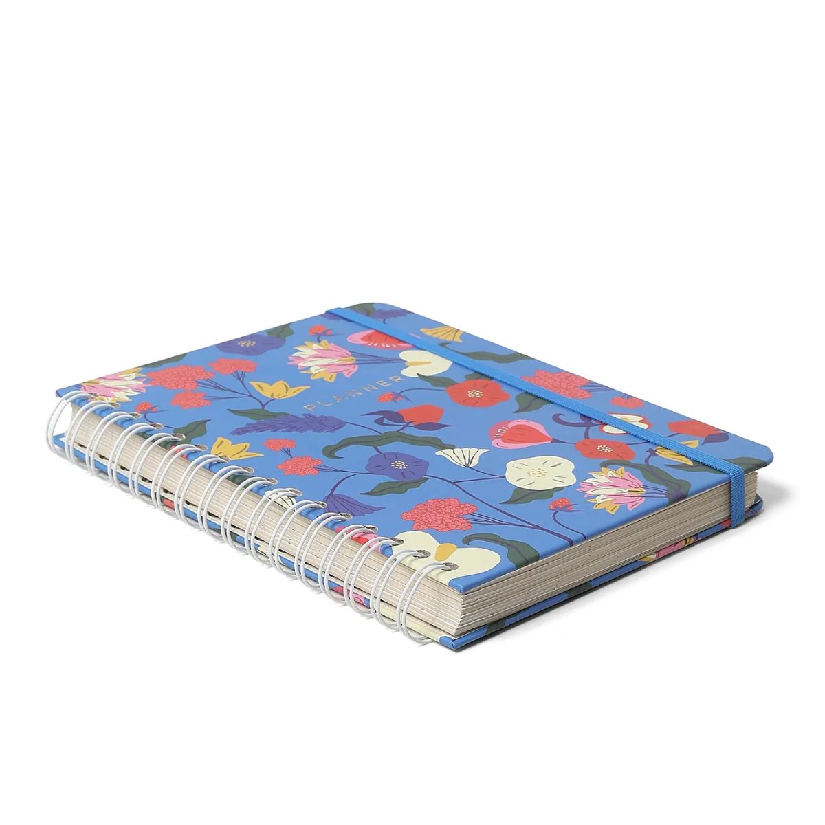 Planner Permanente Cicero Wire-o Semanal Notas 80g/m² A5 100 Folhas - Doce Florada Azul