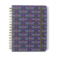 Planner Permanente Cicero Wire-o Semanal Notas 80g/m² A5 100 Folhas - Libelulas Azul