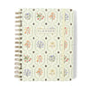 Planner Permanente Cicero Wire-o Semanal Notas 80g/m² A5 100 Folhas - Jardim Off White