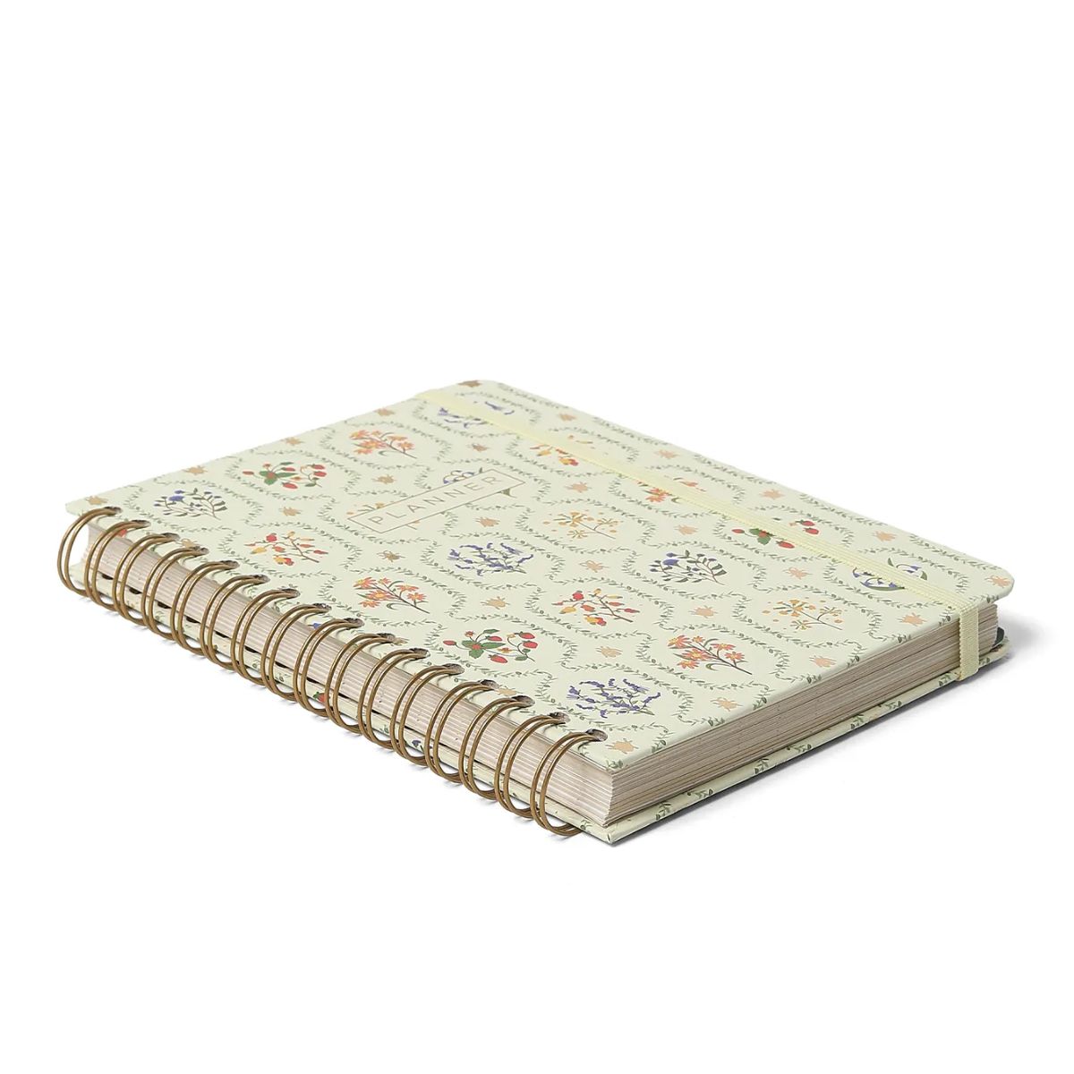 Planner Permanente Cicero Wire-o Semanal Notas 80g/m² A5 100 Folhas - Jardim Off White